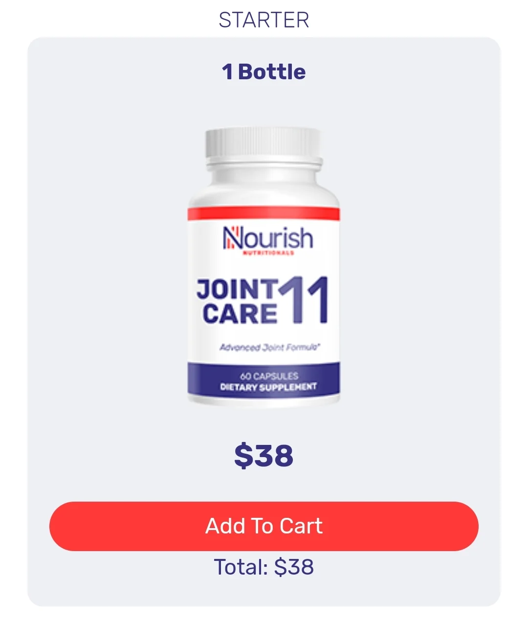 JointCare 11™ 1 bottle pricing